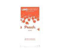 LANGWATER+ Peach Zero - Sweet flavour pack. Zero Calorie. Senza Zucchero. Compatibile con il purificatore d'acqua a osmosi inversa da piano TheWell per un'acqua pura, mineralizzata e aromatizzata