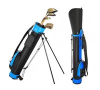 LANGWEI Blu,Borsa da Golf Leggera con Supporto, Borsa da Trasporto da Golf Portatile E Impermeabile con Tracolla Imbottita E Tasca, Borsa da Allenamento per Uomo/Donna