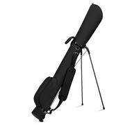 LANGWEI Nero,Borsa da Golf con Supporto, Sacca da Golf Ultraleggera con Supporto per Uomo E Donna, Borsa Portatile Impermeabile per Il Campo Pratica