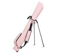 LANGWEI Rosa,Borsa da Golf con Supporto, Sacca da Golf Ultraleggera con Supporto per Uomo E Donna, Borsa Portatile Impermeabile per Il Campo Pratica