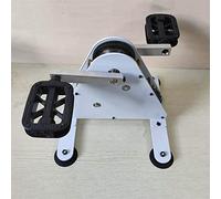 LANGZDHE Generatore di Pedali 100W, generatore di Corrente a Pedali, generatore di Cyclette, Uscita DC 1-35V, Piccolo e Raffinato, Facile da trasportare in Viaggio e di Emergenza