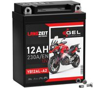 LANGZEIT YB12AL-A2 batteria moto 12V 12Ah GEL FB12AL 51213 sostituito 10Ah