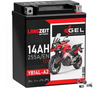 LANGZEIT YB14L-A2 batteria moto 12V 14Ah GEL YB14L-B2 51411 sostituito 12Ah