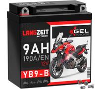 LANGZEIT YB9-B batteria moto 12V 9Ah GEL YB9-B-BS 50914 FB9 sostituito 8Ah