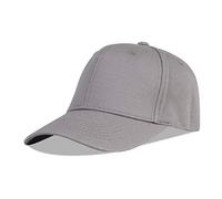 LANGZHEN - Berretto da baseball unisex, 100% cotone, adatto a uomini e donne - grigio - taglia unica
