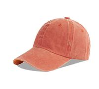 LANGZHEN Cappellino da baseball unisex 100% cotone, adatto a uomini e donne, in denim lavato, regolabile, stile "dad hat", Taglia unica