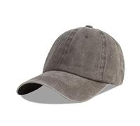 LANGZHEN Unisex Baseball cap 100% Cotone Adatto Uomini Donne Lavato Denim Regolabile Dad Hat (caffè, Large)
