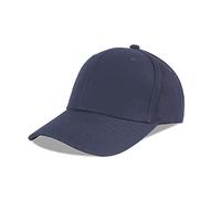 LANGZHENZHEN Cotone All'aperto Bambino Ragazze Ragazzi Plain Baseball cap Bambino Infante Strutturato Cappello Regolabile per Bambini Sun Hat (S-Navy Blue)