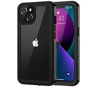 Lanhiem Cover Compatibile con iPhone 13 Mini Impermeabile (5,4")[IP68 Waterproof e 360 Gradi Protezione] Custodia Subacquea Antiurto Rugged con Protezione dello Schermo per iPhone 13 Mini 5G,Nero