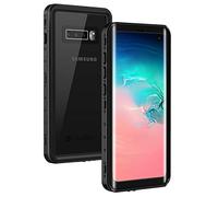 Lanhiem Cover Compatibile con Samsung S10 Impermeabile [IP68 Waterproof e 360 Gradi Protezione] Custodia Subacquea Antiurto Resistente Rugged con Protezione dello Schermo per Galaxy S10,Nero