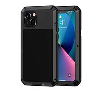 Lanhiem Cover Per iPhone 13 Mini Antiurto (5.4")[Antishock e Resistente][Supporta la Ricarica Wireless] Rugged Militare Anticaduta Protezione per iPhone 13 Mini,Nero