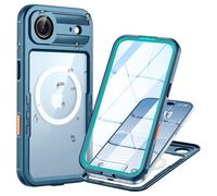 Lanhiem Cover per iPhone 17 Air Compatibile con MagSafe, Impermeabile Antiurto [Protezione Schermo] IP68 Waterproof 360° Antipolvere Militare Custodia Subacquea Integrata Case per iPhone 17 Air - Blu