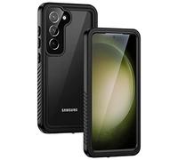 Lanhiem Cover per Samsung Galaxy S23 Plus Impermeabile Antiurto Nero