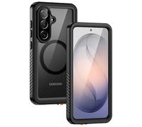 Lanhiem Cover per Samsung Galaxy S26 Plus Impermeabile Magnetica Nero