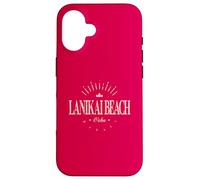 Lanikai Beach Hawaii | Lanikai Beach Oahu HI Modern Custodia per iPhone 16