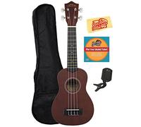 Lanikai LU-11 - Ukulele soprano con custodia, accordatore e panno di pulizia,