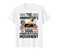 L'anima dell'animatore si riversava in ogni movimento disegna animato Maglietta
