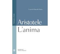 L'anima. Testo greco a fronte - Aristotele