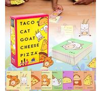 lankai Gioco di Carte Veloce e Divertente, Giochi Taco Gatto Capra Cacio Pizza, Gioco Taco Cat Goat Cheese Pizza, Regalo Originale Gioco di Carte, per 2 - 8 Giocatori a Partire Dagli 8 Anni in Su