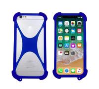 Lankashi Custodia in Cover Case Soft Silicone Caso Phone Case Per Beghelli Salvalavita SLV55 5.5" Guscio Protettiva Anti Urto e Graffi Bumper Blue
