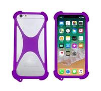 Lankashi Custodia in Cover Case Soft Silicone Caso Phone Case Per SPC WUUM ONE 5" Guscio Protettiva Anti Urto e Graffi Bumper Purple