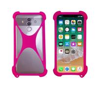Lankashi Custodia in Cover Case Soft Silicone Caso Phone Case Per SPC WUUM ONE 5" Guscio Protettiva Anti Urto e Graffi Bumper Rose