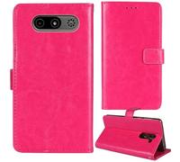Lankashi Premium Custodia Portafoglio in PU Pelle Supporto Caso Guscio Protettiva Cover Flip Skin Case Per MyPhone 7340 LTE 2.8"(Rosa)