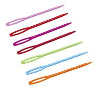 Lankater 40pcs Plastica Cucire Aghi, Aghi 7 Centimetri Grande Occhio per Il Mestiere di Cucito E Bambini Fai Te (Multicolore)