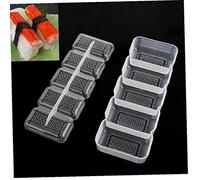 Lankater Sushi Mold, Giappone Nigiri Sushi Mold Pallina di Riso, 5 Rotoli Maker Press Bento Utensili