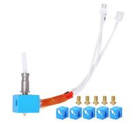 LANKEGU Kit Hotend per Anycubic Kobra, kit testina di stampa assemblata per stampante 3D con 5 calzini in silicone e ugelli per stampanti 3D a filamento Kobra