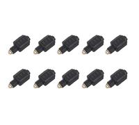 Lanko 10X Mini Adattatore Audio 3.5mm Presa Fibra Digitale per Amplificatore
