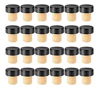 Lanko 24 tappi in sughero per degustazione tappi per vino a forma di T con tappo in legno per bottiglia di vino tappi per bottiglie