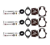 Lanko 3 kit di riparazione per carburatore e galleggiante per Evinrude 396701 65 70 75