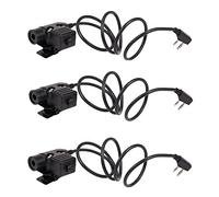 Lanko 3X U94 PTT per Z Tattico Elite II HD01 HD02 HD03 Cuffie per UV-5R UV-GT- Ham Radio