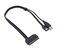 Lanko Adattatore per USB da 2,5 pollici SATA a 22 pin a ESATA per ottimizzato per SSD, supporta UASP SATA III/EC-SSHD
