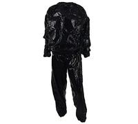 Lanko Heavy Duty Fitness Perdita Peso Tuta in PVC Sauna Tuta Fitness Studio Nero 4XL Codice
