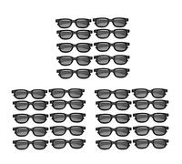 Lanko Occhiali 3D Passivi Polarizzati da 30 Pezzi per TV 3D Cinema 3D Reali per Gaming 3D E Cornice TV