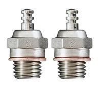 Lanko RC Parts Glow Plug OS Vecchio A3 No.6 6 Standard Glow Plug Spark Hot per RC Car Truck Nitro Engine - (2 pezzi)