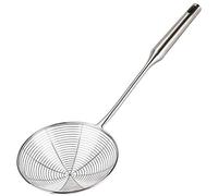 Lanko Scolapasta a forma di , in acciaio , con manico lungo, cucchiaio grande