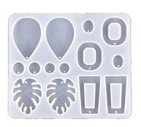Lanko Stampo in resina per orecchino fai da te, realizzato a mano, stampo in silicone epossidico UV, utilizzato per la fabbricazione di gioielli strumenti B.