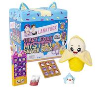 LankyBox Giant Foxy Surprise Snack Box, canale di gioco YouTube, scatola gigante cieca misteriosa sorpresa, 5 divertenti sorprese all'interno, merchandising ufficiale