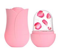 lanliflying Rullo per il ghiaccio per il viso, rullo massaggiante per cubetti di ghiaccio, stampo in silicone per gonfiore degli occhi, rullo facciale per massaggio facciale, massaggiatore viso