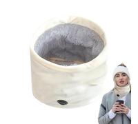 lanliflying Scaldacollo riscaldato | Fascia per il collo riscaldata portatile USB, 5 V, a bassa tensione, protezione termica dal freddo, per uomini e donne, idea per viaggi invernali all'aperto