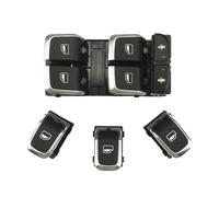 Lanliuhui Store Set interruttore principale driver cromato e pulsante di sollevamento del vetro della finestra A6 S6 C7 A7 RS6 Q3 4GD959851B 4GD959855 8KD959855A
