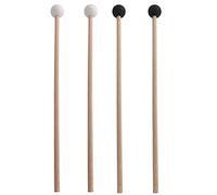 Lanlousy 1 set di bacchette in gomma, strumenti a percussione, xilofono/marimba, , testa in gomma 3