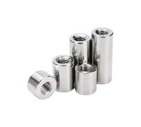LanMaiXun 2 pezzi M8-1.0×45mm 304 dadino cilindrico in acciaio inossidabile a filetto fine, dadino a dente fine esteso