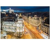 Lanmark a Madrid - Puzzle in legno da 1000 pezzi, con foto personalizzate, per adulti e amici, idea regalo per matrimonio, compleanno, San Valentino, decorazione per la casa