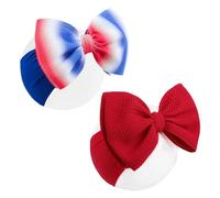 Lanmerry Accessori per capelli per neonati: fiocchi per bambini, fiocchi per bambini, fasce per capelli, fascia rossa, regali per bambine