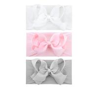Lanmerry Fasce per capelli con fiocco in nylon elastico per neonate accessori per capelli morbidi per neonati neonati