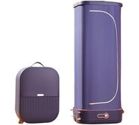 LANMFU Asciugatrice portatile per la casa, asciugatrice riscaldata pieghevole per interni, macchina per la cura dei vestiti completamente automatica da 900 W, per vestiti e tessuti, rimuove